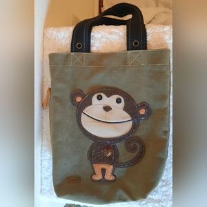 Chala Monkey Tote Bag